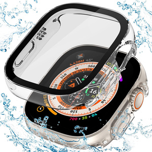 2.5D Glass Case For IWatch Ultra Waterproof <strong>Screen</strong> <strong>Protector</strong> Overall Protective For Apple Watch Series S8 Ultra 49mm
