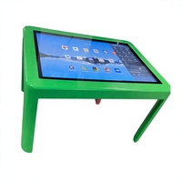 Table interactive pour enfants en bois naturel, mobilier pour crèche, hauteur 58 cm/90 cm, garantie 1 an