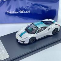 Modèle de voiture en alliage d'aluminium moulé sous pression à l'échelle 1:64 488 Pista pour l'exposition et les cadeaux