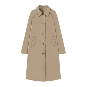 Trench Autunno Inverno da <span class=keywords><strong>Donna</strong></span>, Cappotto Oversize <span class=keywords><strong>Nero</strong></span> con Collo Revers, Manica Lunga, Taglie Forti, Moda all'Ingrosso - Product Image 3