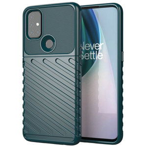 สำหรับ <span class=keywords><strong>OnePlus</strong></span> <span class=keywords><strong>Nord</strong></span> เคส N10กันกระแทก, เคสฝาหลังคาร์บอนไฟเบอร์แบบนิ่มเคสโทรศัพท์ N10 - Product Image 1