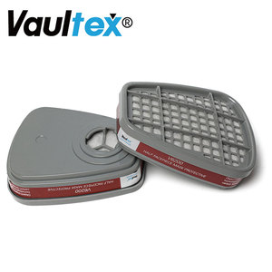 Vaultex EPI Equipment Cartouches de filtre à <span class=keywords><strong>masque</strong></span> à gaz à charbon actif pour 3M6001 - Product Image 6