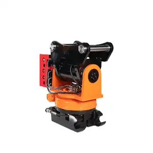GJRA tilt rotator for mini excavator tilt rotating quick hitch hydraulic tilt rotator