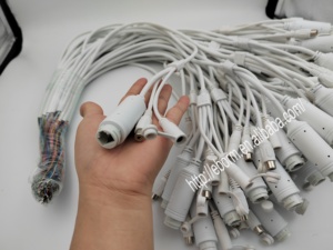 Waterpoof Mô-đun <span class=keywords><strong>PCB</strong></span> Của <span class=keywords><strong>Camera</strong></span> Mạng IP CCTV Cáp Mạng Lan Poe Nguồn <span class=keywords><strong>Video</strong></span> Đầu Nối Đực RJ45 & DC - Product Image 4