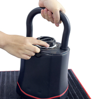New Gym Fitness Kettlebell réglable 6 niveaux de poids 40 Lbs 18 Kgs poids rapidement gratuits Kettle Bell