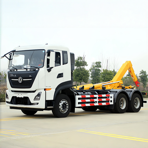 Dongfeng 6x4 20t <b>Swing</b> Arm Garbage Truck Used Roll off Hook Lift Garbage Dump Waste Collection Truck - Product Image 3