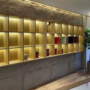 มีจําหน่ายในร่มกลางแจ้งน้ําหนักเบากันน้ํากอง<span class=keywords><strong>หิน</strong></span>โพลียูรีเทนผนัง PU แผ่น 3 มิติ - Product Image 5