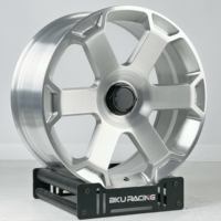 Jantes en alliage forgées Bku 5x100 17 18 19 pouces, finition argent brossé, pour AVS Volkswagen Golf 2 R GTI SportWagen Jetta Golf 4 Beetle