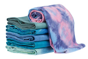 ผ้าขนหนูเช็ดหน้าสำหรับเล่นกีฬาขนาด26.5x16นิ้วผ้าขนหนูเล่นโยคะเช็ดมือทำจากหนังกลับสีเทอร์ควอยซ์พิมพ์โลโก้ได้ตามต้องการ - Product Image 5