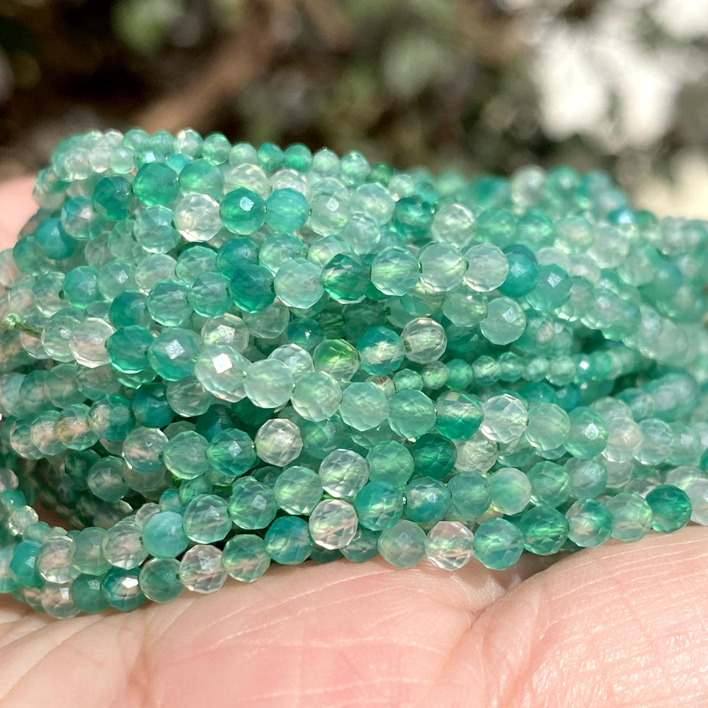 อาเกตลายทางสีเขียว