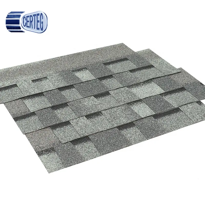 Double-Layer Waterproof Asphalt Shingle Tiles for Roof