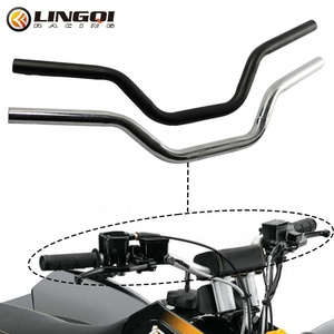 LINGQI Racing CNC Aluminium 7/8 "22mm Lenker griff <span class=keywords><strong>Fat</strong></span> <span class=keywords><strong>Bar</strong></span> Drag Bars für Dirt Pit Bike ATV Scooter Offroad Racing - Product Image 2