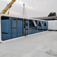 Villa modulaire 20/40 pieds, Cabine mobile Apple, Maison préfabriquée, Bureau, Hôtel, Cabine mobile, Conteneur, Cabine Apple de luxe