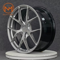 Jantes de voiture de tourisme Maxtera Forged Custom DiamondSilver FI-R Style pour Porsche 911 718 BMW M2 M3 M4 Audi R8 Corvette, jantes en alliage