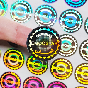 <span class=keywords><strong>Qr</strong></span> sticker tự VIC dập nổi thông qua tấm mô holography 5micron mỏng hiển thị in ấn nhãn thẻ năng động Hologram-Sticker - Product Image 2