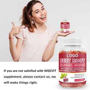 OEM/ODM Beterraba Gomas Herbal Suplementos São Ricos Em Beterraba Várias Vitaminas e Extrato De Pimenta Preta - Product Image 3