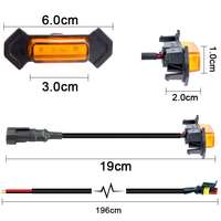 Lampe de calandre à LED pour Toyota Tacoma 2016-2019 TRD PRO Amber White Grill Light Eagle Eye Lamp Off Road Trunk SUV