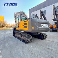 Excavatrice sur chenilles LTMG de 30 tonnes pour travaux miniers intensifs avec joystick hydraulique et climatisation
