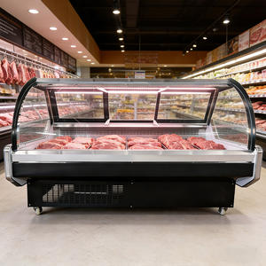 Vitrina Refrigerada Abierta para Carnes 0-10 ° Refrigerador Comercial para Exhibición de Carne, para <span class=keywords><strong>Supermercados</strong></span> y Carnicerías, Vitrina Exhibidora de Alimentos - Product Image 5