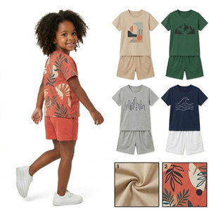 Ensemble 2 pièces d'été pour tout-petits : T-shirts et gilets en coton, surplus de vêtements de boutique - Product Image 2