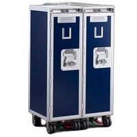 Chariot de repas de ligne aérienne en alliage d'aluminium personnalisé en gros pour vol