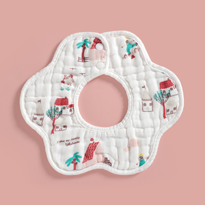 Vente en gros Bavoirs en mousseline 6 couches pour bébés Bavoirs à bave pour bébés Serviette de salive pour garçons et filles - Product Image 6