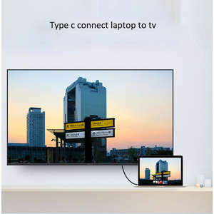 <span class=keywords><strong>Cable</strong></span> <span class=keywords><strong>Coaxial</strong></span> de Audio y Video de Alta Claridad Tipo C a <span class=keywords><strong>HDTV</strong></span> 4K 60HZ 2M con Cubierta de PVC para Proyector y Teléfono, Longitud de 1.8M - Product Image 5