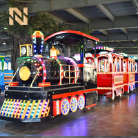 Train sans rails commercial Nova Rides, train touristique populaire TLT-FT16, manèges pour enfants à vendre
