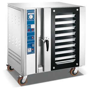Four à convection électrique commercial 9,4 kW 380 V, grande capacité, four de <span class=keywords><strong>boulangerie</strong></span> professionnel en acier inoxydable pour <span class=keywords><strong>boulangerie</strong></span>, restaurant - Product Image 2