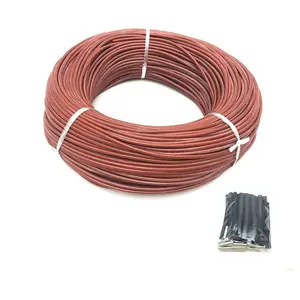 电动 12K 33ohm/m Infared 碳纤维加热电缆温暖的地板线