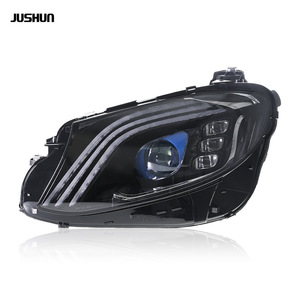 อะไหล่ไฟหน้ารถ Jushun W213 LED Maybach 3บาร์สำหรับ Mercedes Benz E Class 2016 2020 - Product Image 3