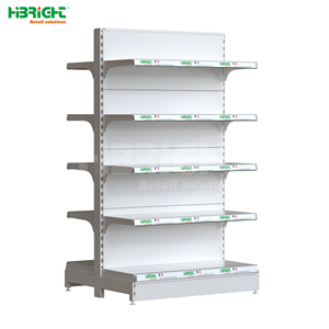 Top Selling Light <b>Duty</b> Metal Wall Gondola Customized Retail Display Steel Rack Stand Single-Sided Supermarket <b>Heavy</b> <b>Duty</b> Store - Product Image 4