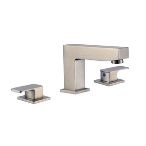 Productos baratos de Haijun Grifo mezclador termostático caliente y frío de <span class=keywords><strong>las</strong></span> palancas dobles de 3 agujeros - Product Image 1