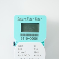 Sistema de IA de medidor de agua inteligente todo en uno: Alerta de consumo, sensor de presión y temperatura, control de válvula, GPRS/NB-IoT opcional