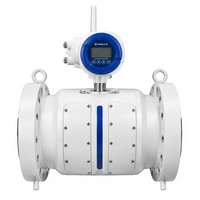 Meter Gas Ultrasonik Flens Baja Tahan Karat 6 inci dengan Akurasi +/-0,5% dan Rentang 16,6-2328 Nm3/jam