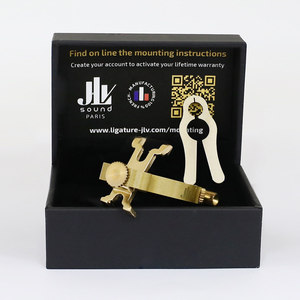 Ligadura Metálica <span class=keywords><strong>JLV</strong></span> Francesa para Saxofón y Clarinete, Compatible con Boquillas de Baquelita - Product Image 5