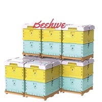 Cajas de Colmena Langstroth de 2 Niveles, Colmenas de Abejas, Colmenas de PVC para Apicultura
