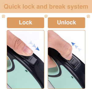 Großhandel Custom Logo Luxus Hunde halsbänder & einziehbare Leinen-Premium Seil halsbänder Auto Lock Lead Straps, OEM/ODM - Product Image 6