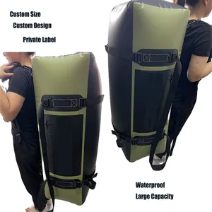 Borsa a secco 60L 90L 120L grande capacità pesante da viaggio campeggio palestra canottaggio borsa da kayak a secco portatile TPU borsone impermeabile