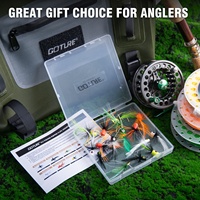 Assortiment de 16 leurres de pêche à la mouche Popper Flies Bait Dry Flies pour Topwater Bass Panfish