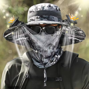 หมวกชาวประมงหมวกปีกกว้างกันแดดหมวกกีฬากลางแจ้งหมวกตกปลาผู้ชายและผู้หญิง - Product Image 6