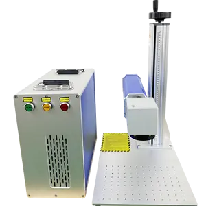 Neue 100W Programmierbare Laser-Fasermarkiermaschine mit DXF/BMP/AI-Unterstützung - Product Image 1