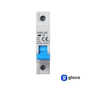 Disjoncteur Gloca JXB1 1P 220V 20A Montage sur rail DIN Certifié CE Protection électrique - Product Image 4