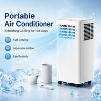 Climatiseur portable compact 110V, refroidissement uniquement, unité mobile à fréquence fixe pour chambre et bureau