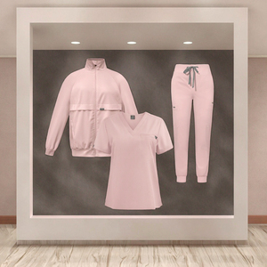 En stock Uniforme de enfermera para mujer 42118 Pantalones de Jogger pesados Sublimación Chándal Scrubs Trajes de mujer Use uniforme de hospital - Product Image 3