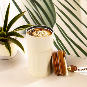 Hot bán 12oz thép không gỉ cốc cốc cà phê chân không cách nhiệt rò rỉ bằng chứng Nắp hoàn hảo cho đi bộ đường dài cắm trại với biểu tượng tùy chỉnh - Product Image 5