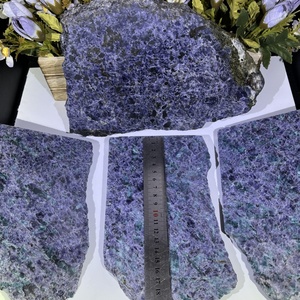 Bán buôn tự nhiên chất lượng cao Chakra iolite với màu xanh lá cây Tourmaline tinh thể nguyên slab cho bộ sưu tập - Product Image 2