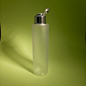 <strong>Manufacturer</strong> Custom Flip <strong>Top</strong> Cap Frosted Plastic Pet Bottle Face Skincare Bottles for <strong>Cosmetics</strong> Packaging - Product Image 1