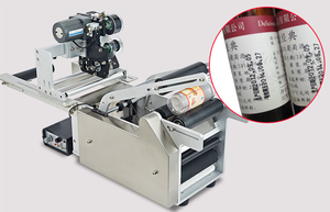 Neues Produkt Halbautomat ische Flaschen etikett ier maschine für Rollen etiketten - Product Image 5