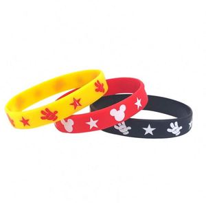 Bracelet en silicone personnalisé avec logo imprimé, motif de dessin animé, promotionnel, créatif, imperméable - Product Image 6